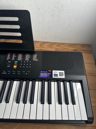 Teclado RockJam 61 teclas con soporte