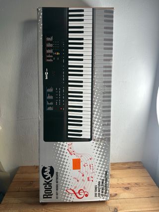 Teclado RockJam 61 teclas con soporte