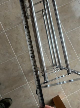 Zapatero extensible metálico 4 baldas