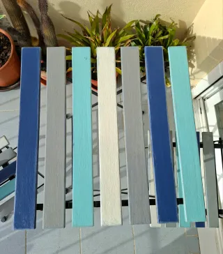 Mesa+2 Sillas Shabby Chic