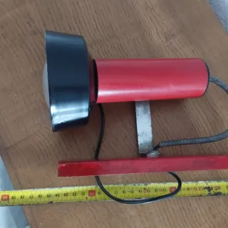 Aplique vintage roja y negra