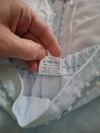 Conjunto Ropa Bebé Blanco y Azul