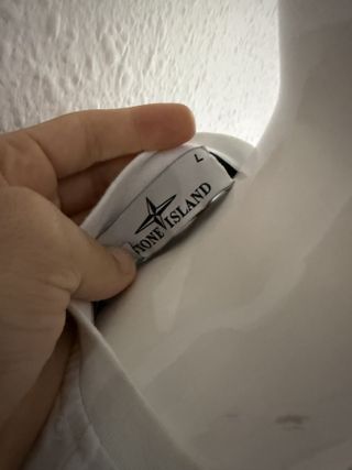 Camiseta Stone Island Blanca Talla L