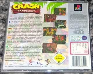 Crash Bandicoot Platinum PS1 ITA Testato