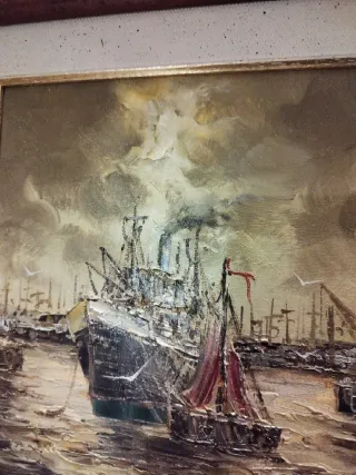 2 Cuadros del pintor Juan Escoda Corominas