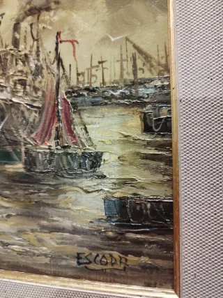 2 Cuadros del pintor Juan Escoda Corominas