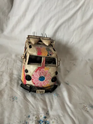 Furgoneta VW Metal Vintage Hippie
