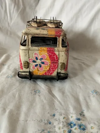 Furgoneta VW Metal Vintage Hippie