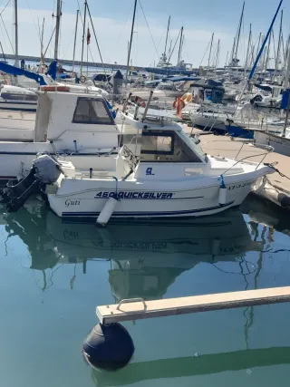 Embarcación Quicksilver 460 con Mercury 40hp