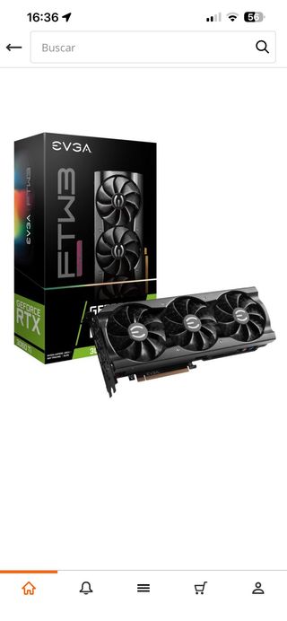 Tarjeta Gráfica EVGA RTX 3060 Ti FTW3