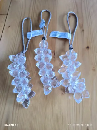 Alzapaños/borlas/pompones decorativos. (Nuevos)