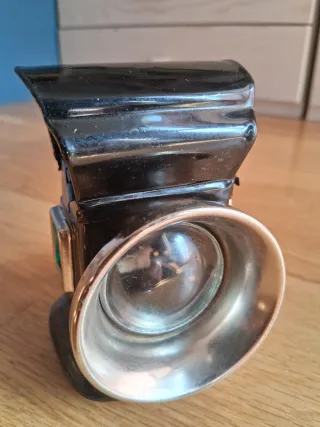 Farol antiguo bicicleta negro