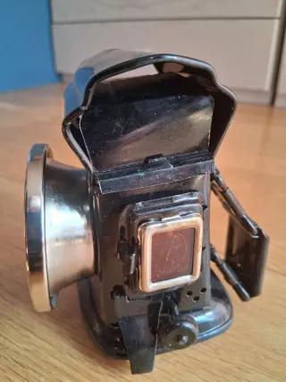 Farol antiguo bicicleta negro