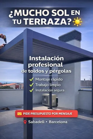 Installazione professionale di tende da sole e pergole per la tua terrazza