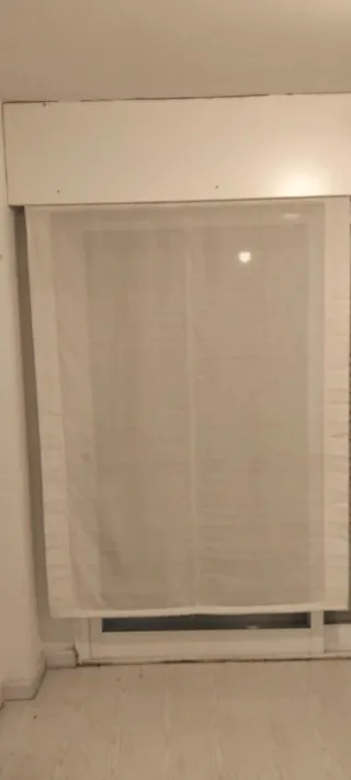 Estor plegable beige 1,33 ancho x 180 altura