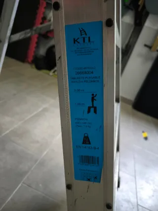 Taburete/Escalera KTL 1m
