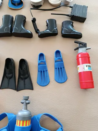 Lote figuras y Accesorios Geyperman Action Man