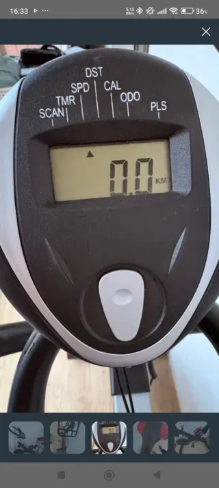 Bicicleta de Spinning Negra y Roja