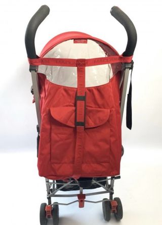 Carrito de paseo Maclaren rojo