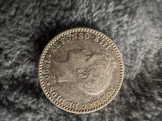 Moneda 50 Céntimos Alfonso XIII 1900 Plata