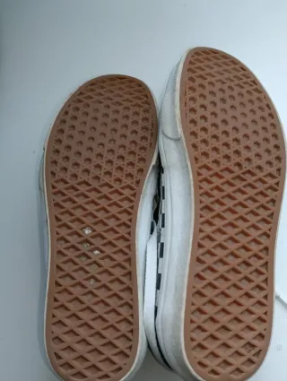 Zapatillas Vans Checkerboard Negras y blancas