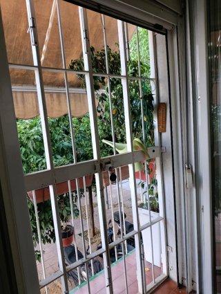 Reja plegable para puerta o balcón