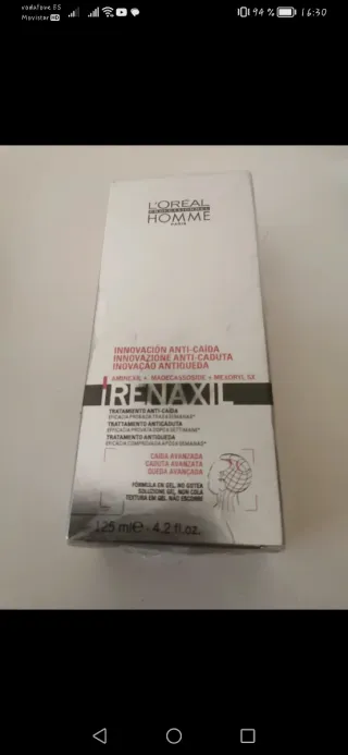 L'Oréal Homme Renaxil Tratamiento Anti-Caída