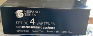 Set 4 Sartenes Cerámica  SIN ESTRENAR