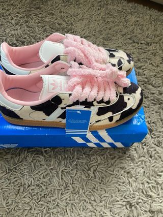 Adidas Samba Personalizadas Estampado Vaca