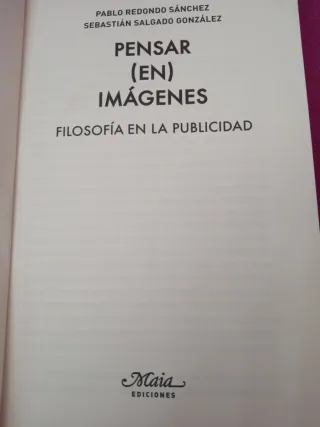 RUBEN RESERVA:LIBRO PENSAR EN IMAGENES