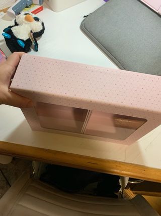 Cajita rosa doble cajón
