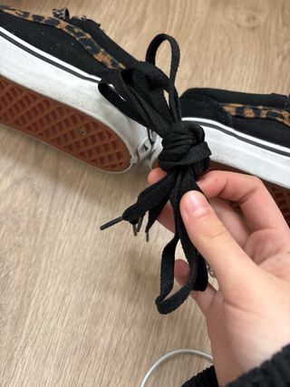 Zapatillas Vans Negro/Marrón Leopardo