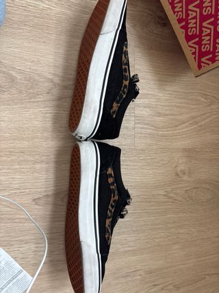 Zapatillas Vans Negro/Marrón Leopardo