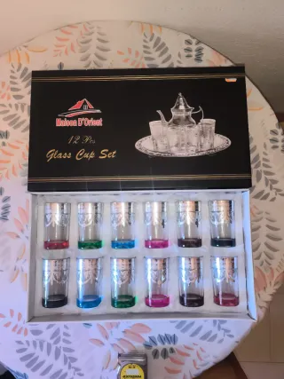 Set Vasos Marroquí Colores