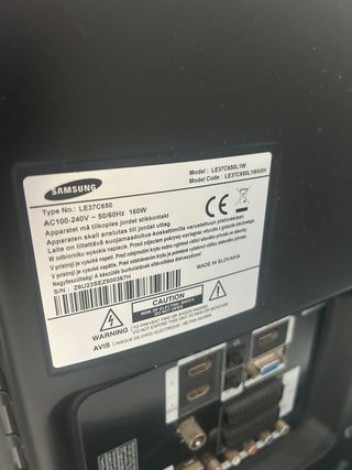 Samsung LE37C650L1W TV 37 pulgadas