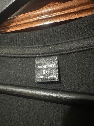 Camiseta Negra MILANO Talla XXL