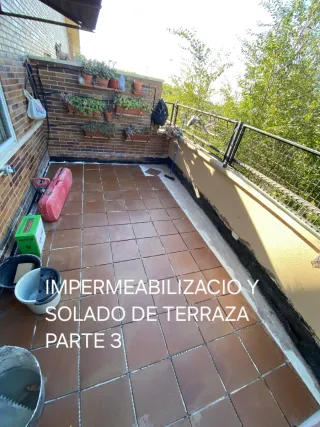 Impermeabilización Solado de Terraza techos madrid