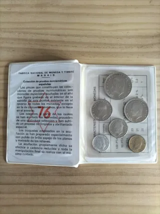 España 1976 Cartera Set Prueba Numismática