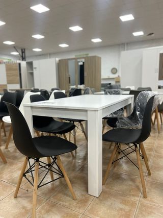 Mesa comedor blanca moderna nórdica NUEVA