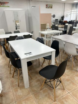 Mesa comedor blanca moderna nórdica NUEVA