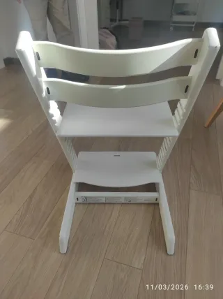 Silla Stokke Trona Blanca