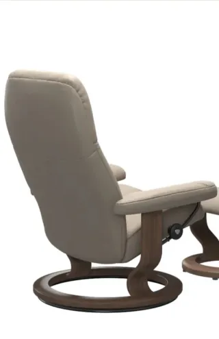 Sillón reclinable Stressless Beige Cuero