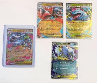 Lote de 14 Cartas Pokémon Mega EX nuevas variadas