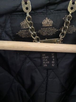 Cazadora Barbour Negra Mujer