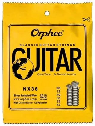 5 Juegos Cuerdas Guitarra Flamenca Orphee NX36