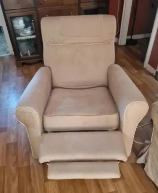 Sillón individual beige