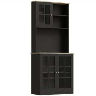 Alacena cocina estantes almacenamiento vitrina