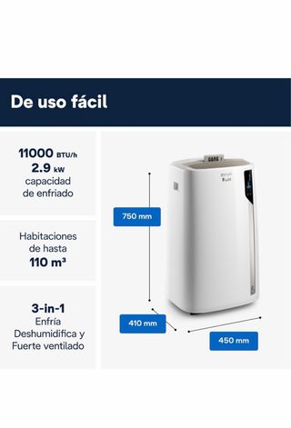 Aire Acondicionado Portátil DeLonghi Pingüino