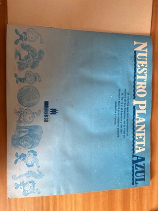 Álbum Cromos Nuestro Planeta Azul