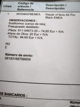 Reloj Garmin Fenix 6 X Pro